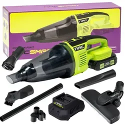 NAC SMART Akku Handsauger 20V mit 2Ah Akku und Schnellladegerät - Der NAC SMART Akku Handsauger überzeugt mit 3,8 kPa Saugkraft und 500ml Staubbehälter. Ideal für kabelloses Reinigen in Auto und Haushalt. Inklusive 2Ah Akku und Schnellladegerät für sofortige Einsatzbereitschaft.