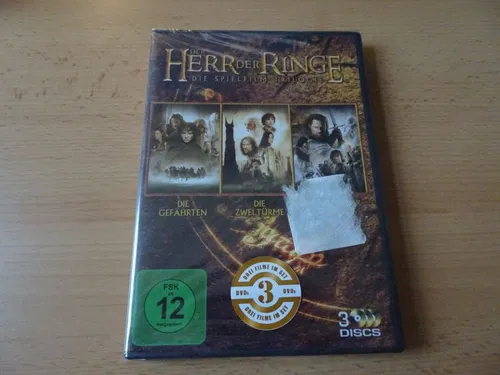 DVD Box Der Herr der Ringe - 3 Filme - Die Spielfilm Trilogie - NEU/OVP