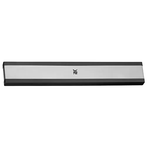 WMF Magnetleiste 18.8673.6030 Silber/Schwarz - Küchenmesser Magnetleiste für platzsparende Aufbewahrung, stilvolles Design und einfache Zugriff auf Ihre Messer.