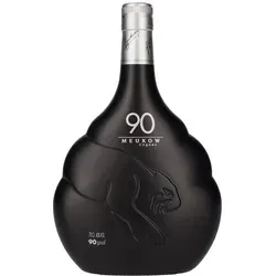 Meukow 90 Proof Cognac 45% Vol. 0,7l - Exklusiver Weinbrand mit 45% Vol., ideal für puren Genuss oder kreative Cocktails. Intensives Aroma von kandierten Orangen und Vanille, perfekt in stilvollen Cognac-Schwenkern.