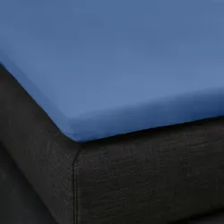 Formesse Bella Donna Topper Spannbetttuch La Piccola 160x200 cm | meeresblau - blau