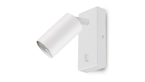 Kinkiet / lampa ścienna Maclean, punktowa, okrągła, GU10, z włącznikiem 55x100mm