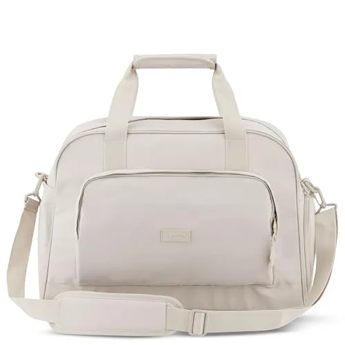 LARKSON Weekender Reisetasche Finja Medium – Wasserabweisend und umweltfreundlich - Wasserabweisende Weekender Tasche aus recyceltem PET-Material, ideal für spontane Trips mit 38 Litern Volumen und praktischen Fächern für optimale Organisation.