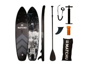 MATCHU Stand Up Paddle Aqua Camo - SUP Board - aufblasbares Surfbrett 10''6