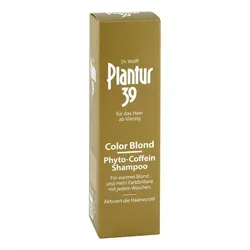 Plantur 39 Color Blond Phyto-coffein-shampoo - Shampoo für coloriertes Blond, mit Phyto-Coffein für stärkere Haarwurzeln und optimalen Farbschutz.