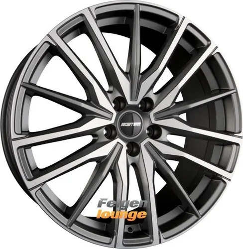 GMP Sparta anthracite matt diamond 20 Zoll Alufelgen - Felgen aus Aluminium mit Vielspeichen-Design, ideal für sportliche Fahrzeuge und einen eleganten Look. Größe: 9x20" ET40, Lochkreis: 5/120.
