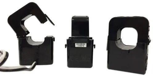 MY-PV Klappstromwandler 100A für Power Meter - 3 Stück, Schwarz (70-0110) - PV-Energiemanager: Leistungsstarker 100 A Klappstromwandler für präzise Messungen, ideal zum Ersetzen der 60 A Standardwandler mit einem Maximaldurchmesser von 36 mm.