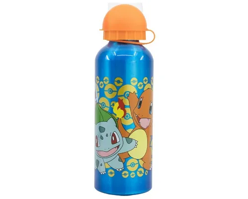POKEMON JUEGO DE CARTAS Trinkflasche Distorsion Aluminium Trinkflasche 530 ml – Ideal für Fans