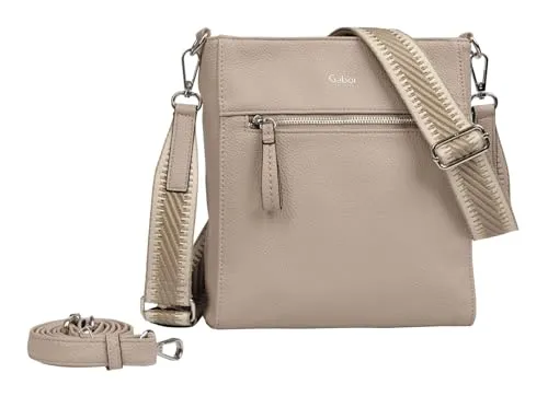 Gabor Umhängetasche Silena, taupe - Elegante Mode für jeden Tag - Umhängetaschen mit hochwertig gewebtem Gurtband und filigranem Logo, ideal für stilbewusste Frauen, die Funktionalität und Chic verbinden.