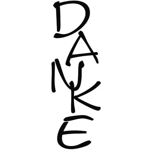 RAYHER HOBBY Rayher Stempel Holz „Danke“, 3 x 7 cm, Holzstempel zum Gestalten von Karten, Umschlägen, Geschenken, Motivstempel, Stempel Einladung Kommunion, Butterer Stempel, 2860100