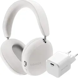 Sonos Ace Weiß + BlueBuilt Power-Delivery-Ladegerät mit USB-C-Port 20 W Weiß
