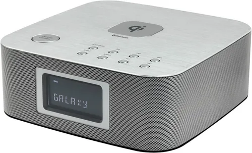 Soundmaster UR 411 Tragbar Digital Silber - Der Soundmaster UR 411 in Silber: Kompaktes Radio mit hochwertigem Klang, integriertem UKW/MW-Tuner und Weckfunktion. Perfekt für Musikgenuss überall!