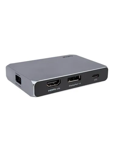 CalDigit USB-C Gen 2 SOHO-Dock - 10 Gbit/s & 4K 60 Hz - Weiteres Notebook-Zubehör mit 8 Anschlüssen, UHS-II Kartenleser und Passthrough-Aufladung für optimale Konnektivität und blitzschnelle Datenübertragung.