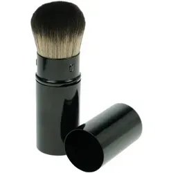 Einschiebbarer Puderpinsel schwarz mit Toray-Haar - Färbemittel - Hochwertiger Puderpinsel mit einer Länge von 10 cm und Ø 3 cm, perfekt für präzise Aufträge und ein gleichmäßiges Finish.
