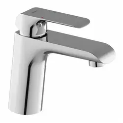 Ravak Flat Waschtischarmatur FL 014.00, Chrom - Elegante Waschtischarmatur aus hochwertigem Messing mit ergonomischem Hebel für einfache Bedienung. Ideal für alle Ravak Waschtische. SoftMove-Technologie sorgt für sanfte Handhabung.