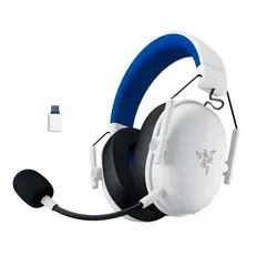 Razer Blackshark V3 X Hyperspeed Gaming-Headset für PS5 - Weiß - Kabelloses Gaming-Headset mit Razer TriForce 50mm Treibern für präzisen Sound, leichtes Design (270g) und bis zu 70 Stunden Akkulaufzeit. Ideal für lange Gaming-Sessions.