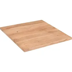 SAM Holzplatte Brasileiro | 70 x 70 cm | Akazienholz massiv - Hochwertige, massive Tischplatte aus Akazienholz, ideal für kreative DIY-Projekte. Pflegeleicht und robust, perfekt für Esstische, Bistrotische oder Couchtische.