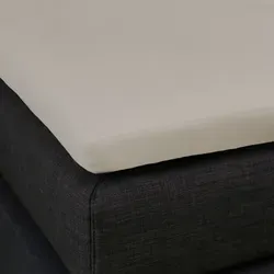 Formesse Bella Donna Topper Spannbetttuch La Piccola 90x200 cm | platin - grau