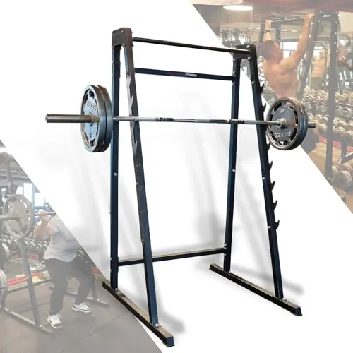 CCLIFE Trainingsstation Squat Rack - Fitness-Station für effektives Krafttraining, 8-Stufen verstellbar und bis 160kg belastbar, ideal für intensives Workout zu Hause.