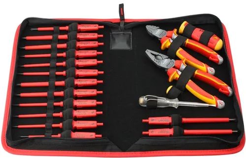 E-Smart in Zip-Bag 19-tlg FELO 06391904 - Praktische Zip-Tasche mit 19 Teilen, ideal für die sichere Aufbewahrung und Organisation von Kleinteilen.