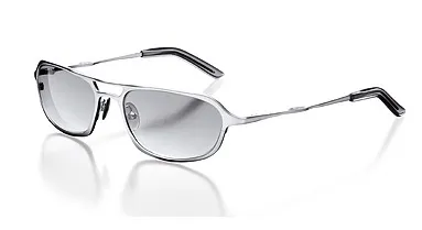 SMITH AGENT Sonnenbrille silver/grey gradient - Schneebrillen für Herren, mit stylishen silbernen Rahmen und grau verlaufenden Gläsern für optimalen UV-Schutz und klare Sicht im Schnee.