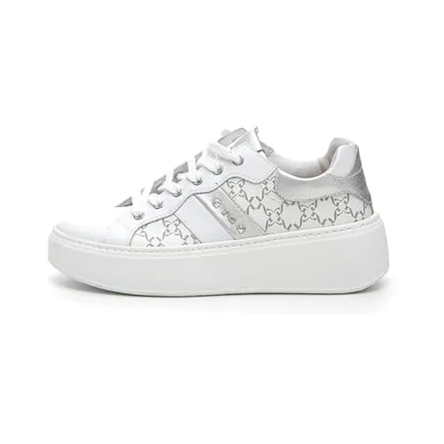 Nero Giardini Damen Sneaker Größe 37 EU - Damen-Sneaker aus hochwertigem Leder mit bequemer Schnürung und rutschfester Gummisohle, stilvoll und Made in Italy.