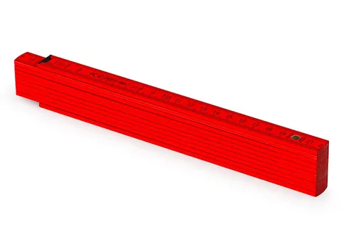 2m Zollstock Block 72 | Rot-Neon | Metrie