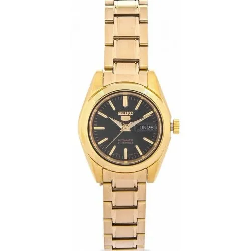 SEIKO 5 SYMK22K1 - Eleganter Automatik Edelstahl-Damenarmbanduhr