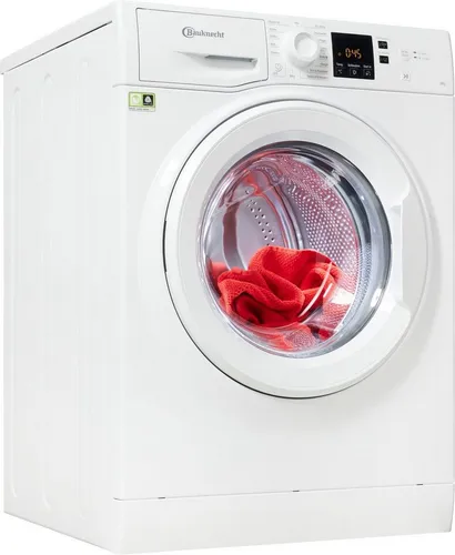 BAUKNECHT Waschmaschine "WWA 843 B" - Frontlader, weiß - Waschmaschine der Energieeffizienzklasse B mit Digital Motion Technologie und ProSilent-Motor für leisen Betrieb. Ideal für Familien mit 8 kg Nennkapazität und Anti-Allergieprogramm.