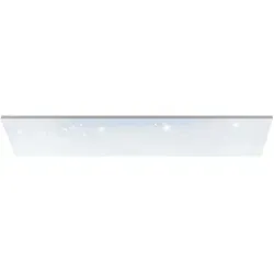 EGLO LED Deckenleuchte Calemar-s, Kristall-Effekt - Lampen für Büro und Küche, mit inkludiertem Leuchtmittel und 2550 Lumen Lichtstrom für eine helle und moderne Atmosphäre.