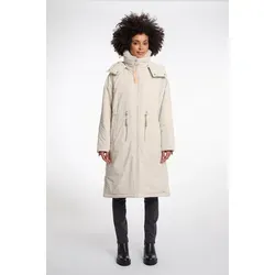 Rino & Pelle Outdoorjacke QUINTE mit Kapuze und Kordelzug an der Taille beige XXXL (46)