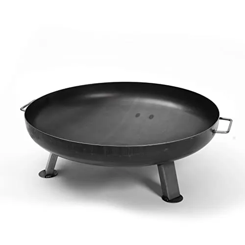 Czaja Feuerschalen® Bonn Feuerschale Ø 60 cm – Gartenfeuerstelle - Stilvolle Feuerschale Ø 60 cm, ideal für Garten, Terrasse und Balkon. Handgefertigt in Deutschland, stabiler Stand durch 3 Beine, modernes Design und sofort einsatzbereit.