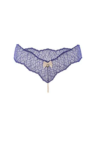 Bracli 2041 Perlenstring Sydney – Größe L, Farbe Blau - Eleganter einreihiger Perlenstring für besondere Anlässe, in Größe L und stilvollem Blau, ideal für romantische Momente.
