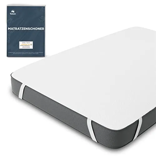 Twinzen Matratzenschoner 140x200cm - Wasserdicht und Oeko-TEX Zertifiziert - Matratzenschutzbezüge: 100% wasserdicht & atmungsaktiv, schützt vor Feuchtigkeit und sorgt für einen erholsamen Schlaf. Pflegeleicht und ideal für alle Matratzen.