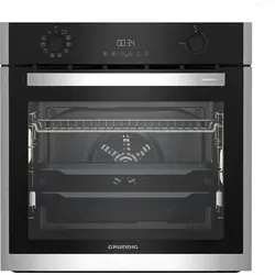 Grundig GEBM19300BMPF Einbaubackofen - Multifunktionsofen mit 9 Funktionen, Pyrolyse und SoftClose-Tür für müheloses Kochen und einfache Reinigung. Ideal für moderne Küchen.
