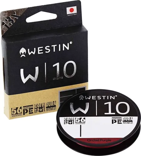 Westin W10 13 Braid Orchid Purple 135m - Angelschnur mit 13-facher Geflecht-Konstruktion für maximale Festigkeit und Abriebfestigkeit, ideal für präzises Spinnangeln.