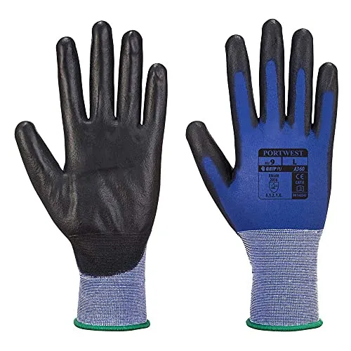 Portwest Senti-Flex Handschuh, Größe: M, Farbe: Blau/Schwarz, A360B8RM