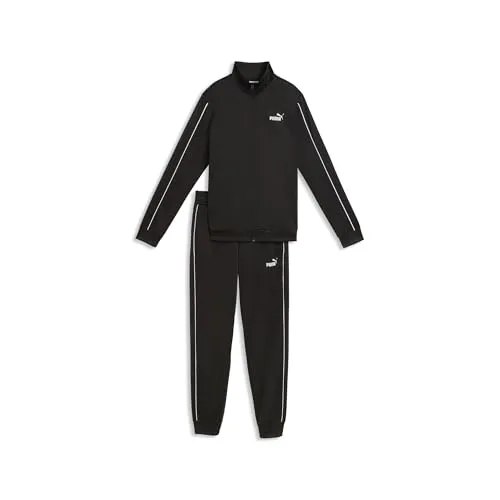 PUMA Damen Trainingsanzug XL, Schwarz - Stylischer und bequemer Trainingsanzug aus hochwertigem Jerseystoff, ideal für Sport und Freizeit. Reguläre Passform mit mittelhohem Bund für optimalen Tragekomfort.