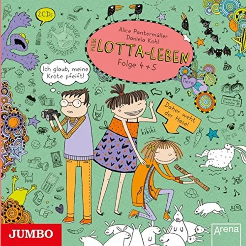 Jumbo Mein Lotta-leben - 4+5 von Eva Wenzel-Bürger - Entdecken Sie die spannende Welt von Lotta in diesem unterhaltsamen Buch! Ideal für junge Leser, die Freude am Lesen haben und Abenteuer lieben. Perfekt für die Freizeitgestaltung! mit geprüfter Qualität und ansprechendem Design.