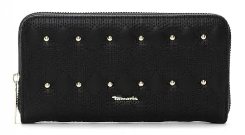 Tamaris Madeline Zip Around Wallet Long Schwarz - Die Tamaris Geldbörse im langen Format vereint Stil und Funktionalität. Sie bietet ausreichend Platz für Ihre Finanzen und ist dabei ein echter Hingucker. Maße: 19 x 10 x 2,5 cm.