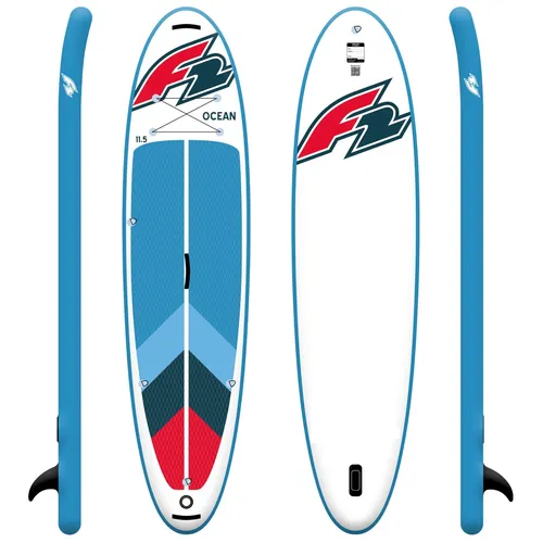 F2 Stand up Paddle Board Ocean LTD 11,5’ - Aufblasbares SUP in Rot - Boards für Stand-Up Paddling, ideal für Stabilität und Performance, perfekt für Anfänger und Fortgeschrittene, langlebig und vielseitig einsetzbar.