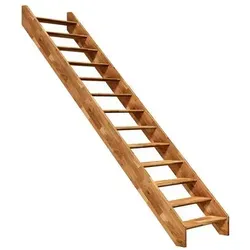 Dolle Raumspartreppe Paris Eiche ohne Setzstufen - Elegante Raumspartreppe in Eiche, ideal für kleine Räume. Mit geradem Lauf, flexibler Anpassung und einer Tragkraft von bis zu 150 kg.