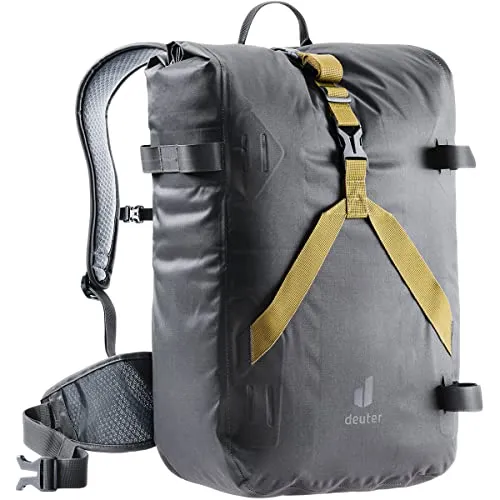 deuter Amager 25+5 - Wasserdichter Fahrradrucksack, mit Roll-Top Verschluss und verstärktem Laptopfach für optimalen Schutz