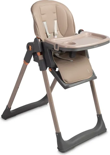CARETERO Baby Hochstuhl Vars, Kinderstuhl ab 6 Monaten, Kinderhochstuhl - Beige