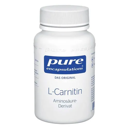 Pure Encapsulations L-Carnitin Kapseln 43 g - L-Carnitin Kapseln für optimale Bioverfügbarkeit, laktose-, fruktose- und glutenfrei. Ideal zur Unterstützung einer vegetarischen Ernährung und für mehr Energie im Alltag.