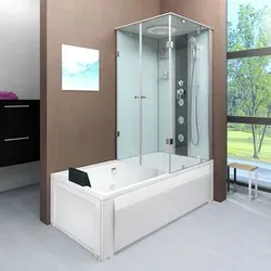 Dusche Wanne Kombination K05-L00-EC - 2in1 Duschkabine 180x90 cm - Dampfduschen: AcquaVapore K05-L00-EC, hochwertige 2in1 Wannen- und Duschsystem mit Sicherheitsglas, integrierten Massagedüsen und großer Regendusche für ein luxuriöses Duschvergnügen.