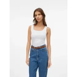 Vero Moda Tanktop VMLULU SL TANK TOP NOOS weiß XS (34)