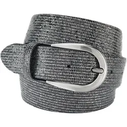 Bernd Götz Ledergürtel, Gr. 105, schwarz - Eleganter Gürtel aus anschmiegsamem Rindleder mit reflektierenden Glanzpunkten. Ideal für jeden Style, ob Büro oder Party. Hochwertige Fertigung made in Germany.