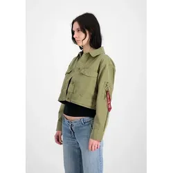 Alpha Industries Bomberjacke Deck Jacket Cropped Wmn grün M (38/40)