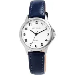 Just Watch Quarzuhr Brigitt mit Echtlederarmband - Elegante Armbanduhr mit hochwertigem Quarzwerk, 3 ATM wasserdicht und inklusive Geschenkbox – ideal für besondere Anlässe.